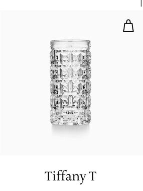 Tiffany & Co. Clear Crystal Tiffany T Highball Glass set of 2